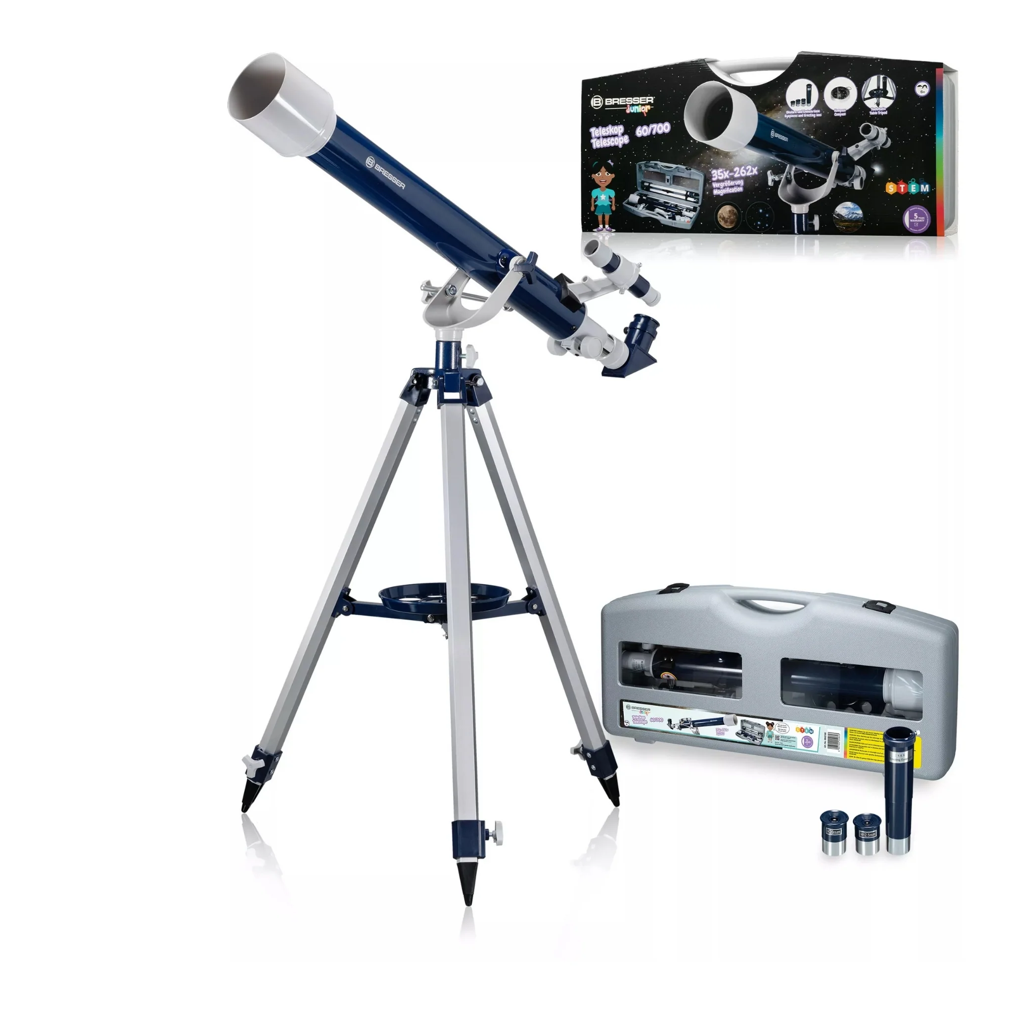 Bresser Junior 60/700 AZ1 Refractor Telescope - Image 4