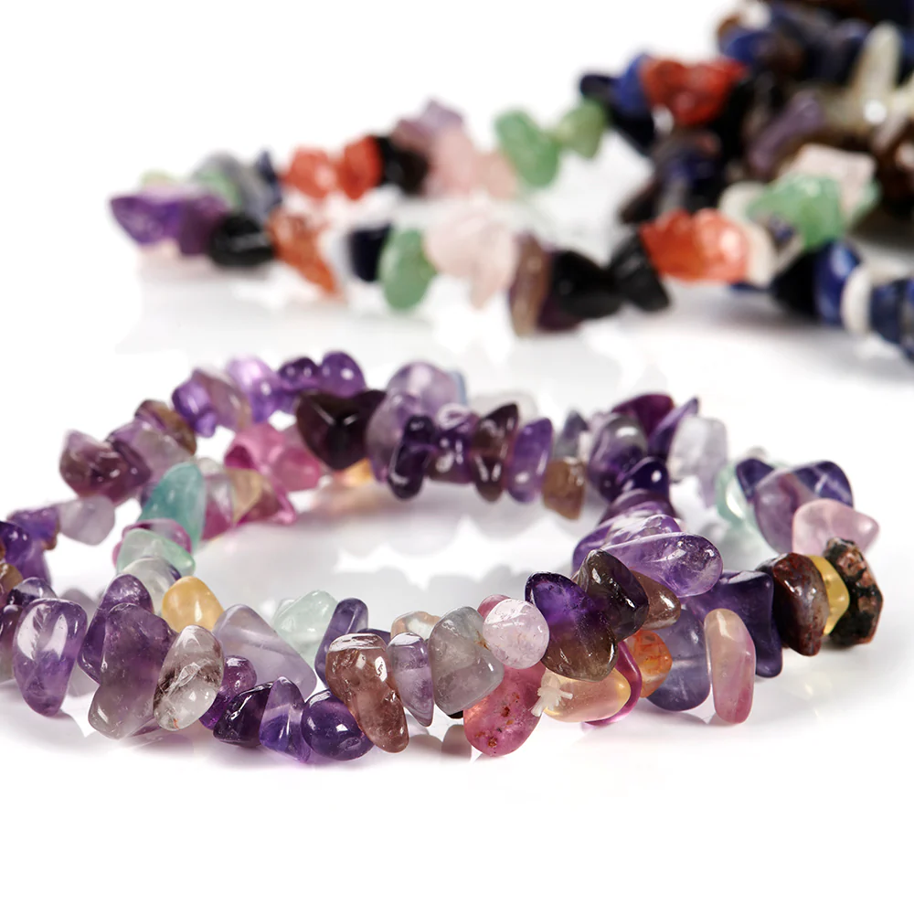 British Fossils Real Gemstones Bracelet Set of 3 - Image 2