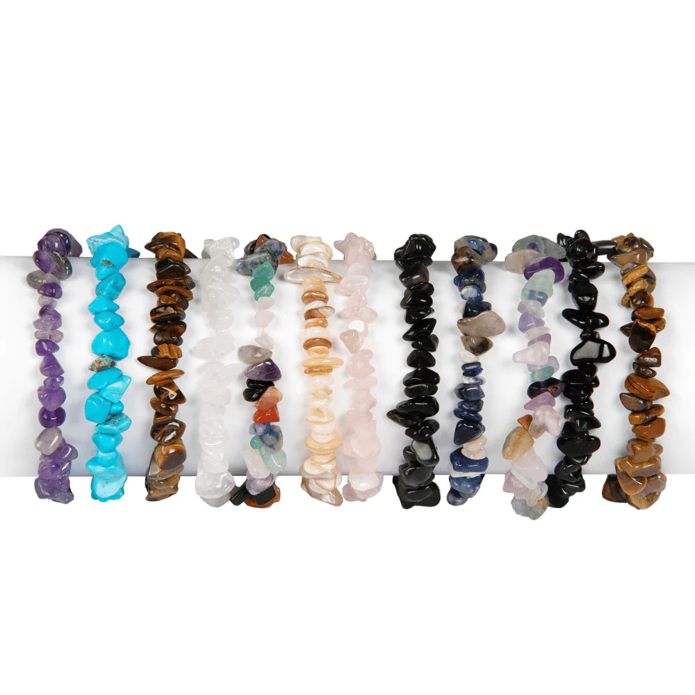 British Fossils Real Gemstones Bracelet Set of 3 - Image 4