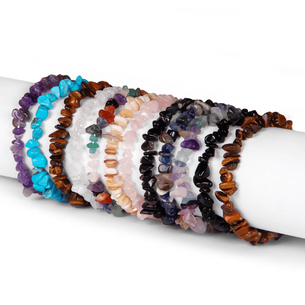 British Fossils Real Gemstones Bracelet Set of 3 - Image 5