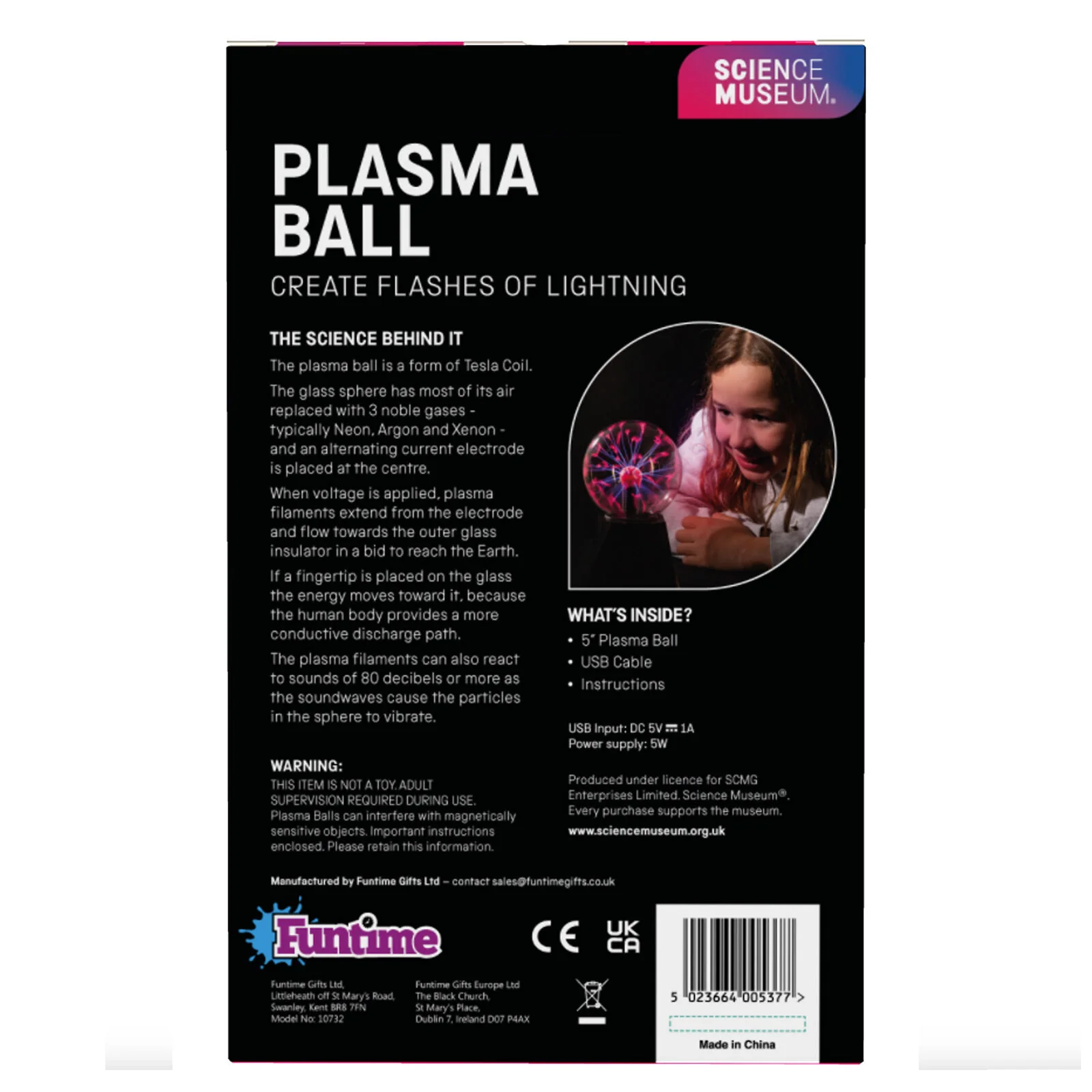 Science Museum Plasma Ball Lamp - Image 7