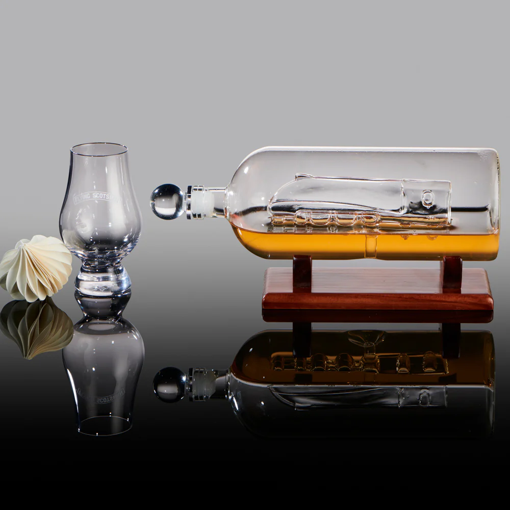 National Railway Museum Flying Scotsman Glencairn Nameplate Whisky Glass - Image 3