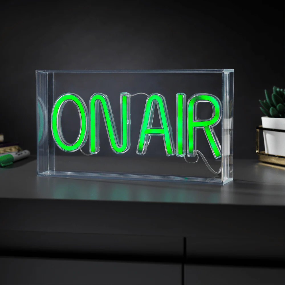 On Air Sign - Neon Light Box