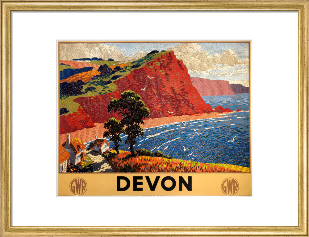 'Devon', GWR poster, 1936. - Image 15