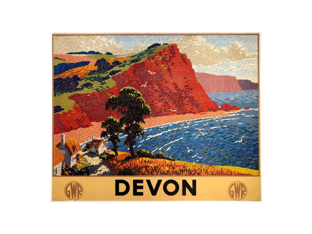 'Devon', GWR poster, 1936. - Image 22