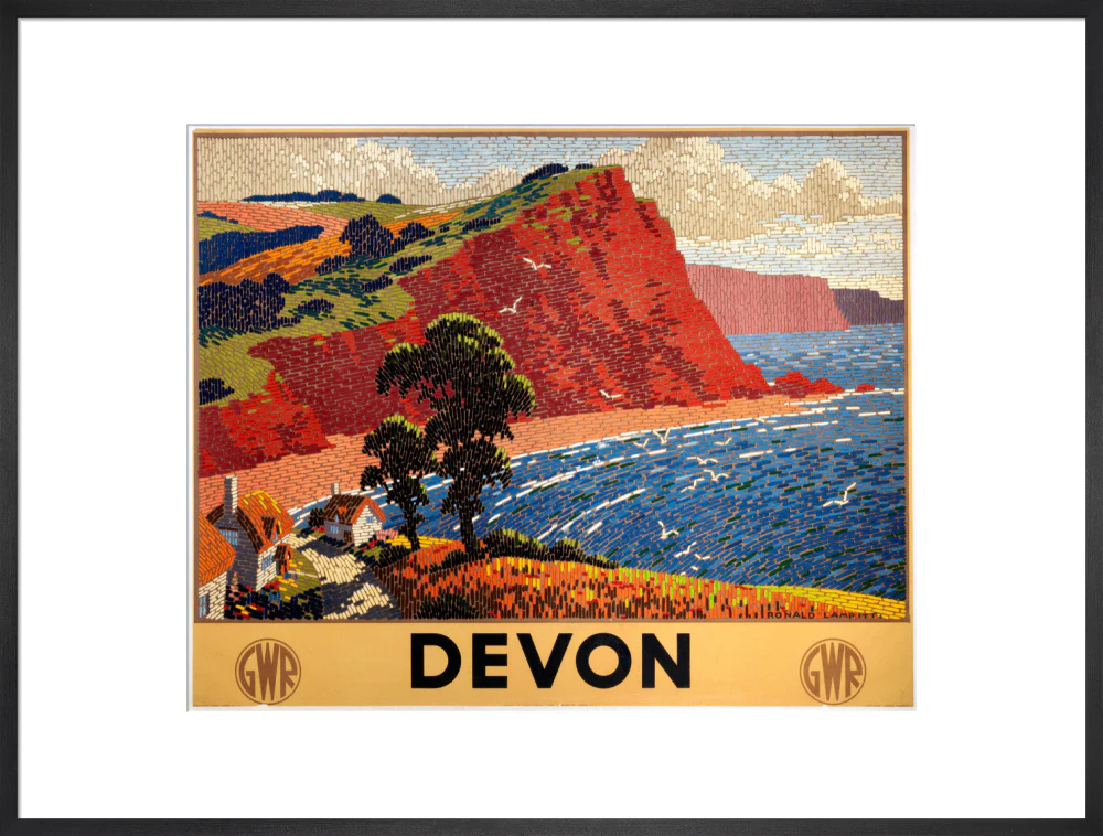'Devon', GWR poster, 1936. - Image 23