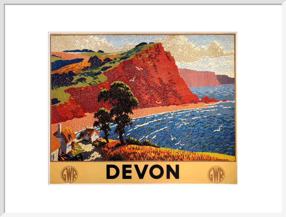 'Devon', GWR poster, 1936. - Image 24