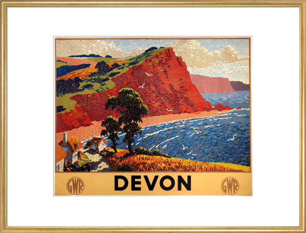 'Devon', GWR poster, 1936. - Image 25