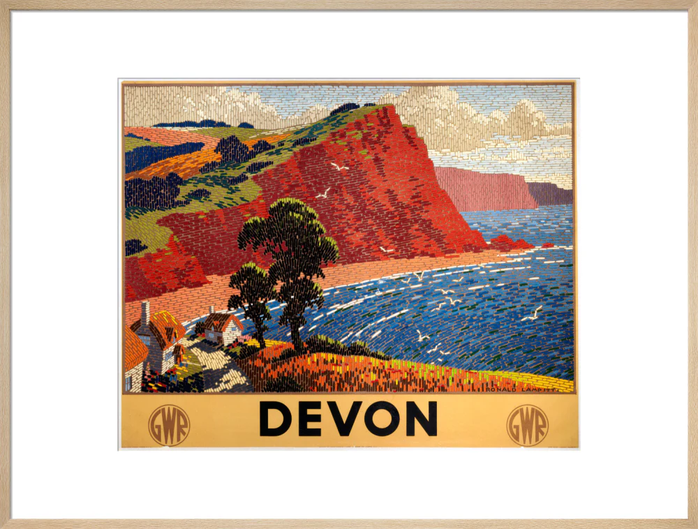 'Devon', GWR poster, 1936. - Image 26
