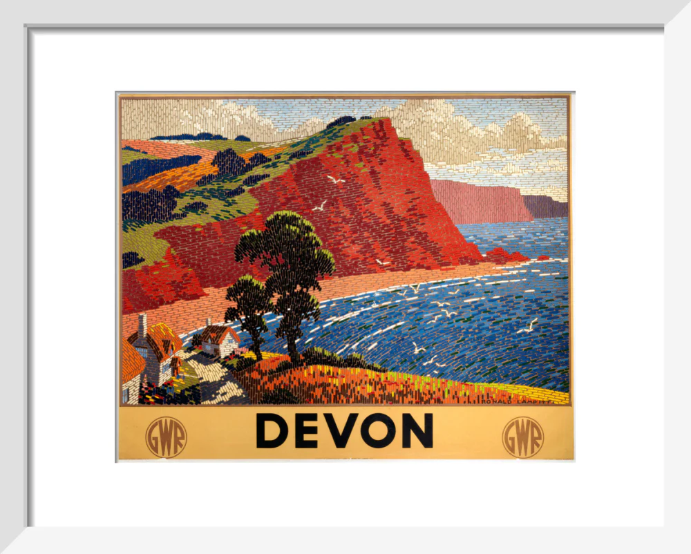 'Devon', GWR poster, 1936. - Image 37