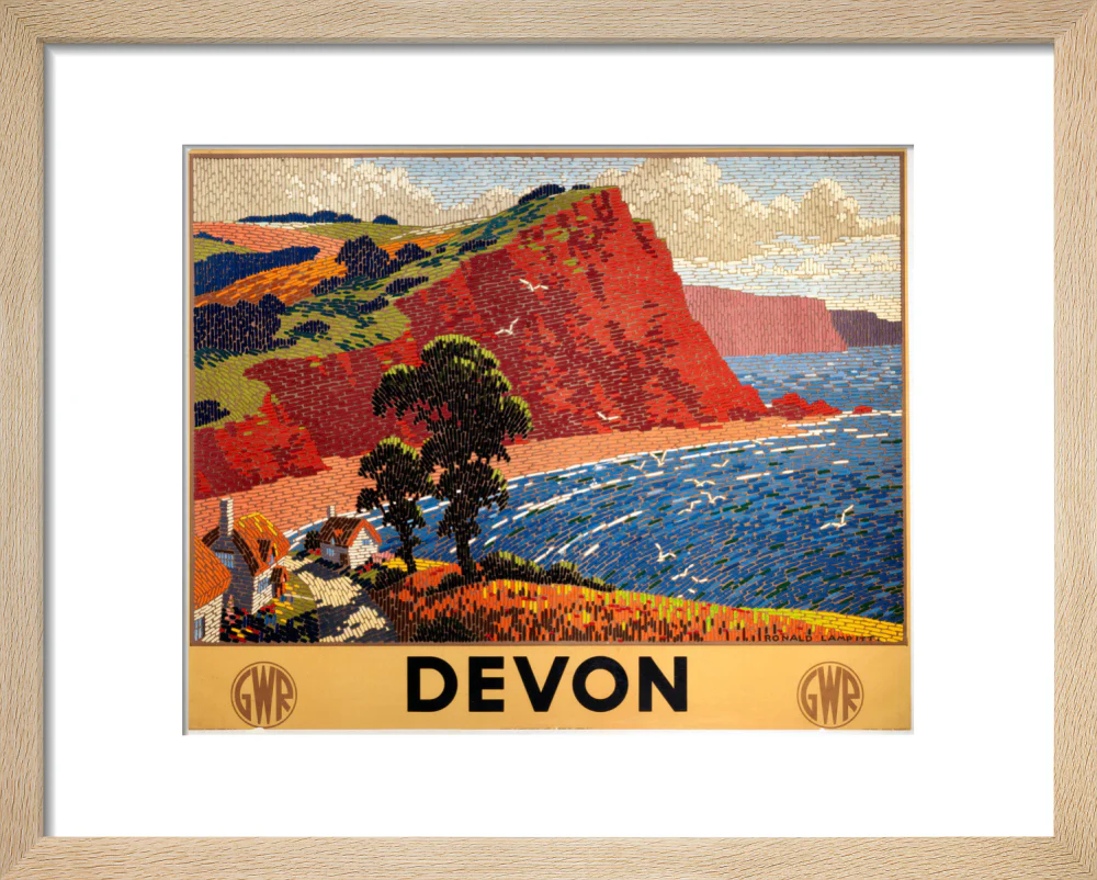'Devon', GWR poster, 1936. - Image 39