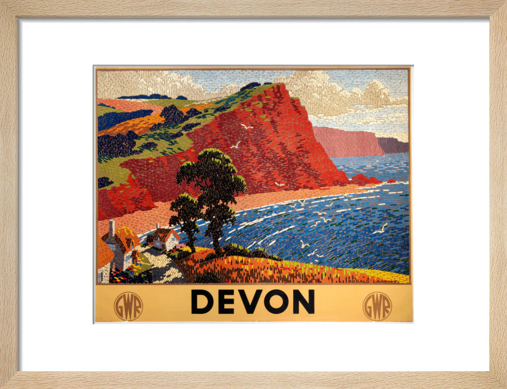 'Devon', GWR poster, 1936. - Image 44