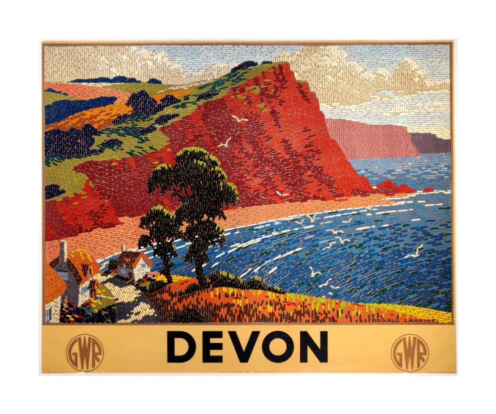 'Devon', GWR poster, 1936. - Image 62