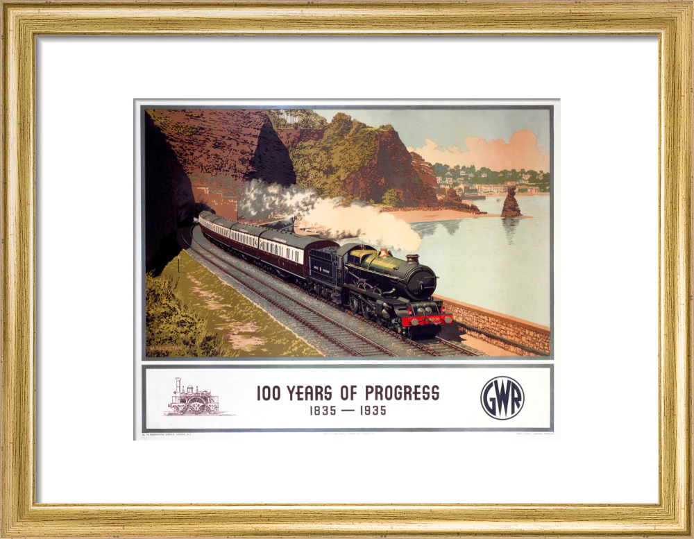 '100 Years of Progress, 1835-1935', GWR poster, 1935. - Image 10