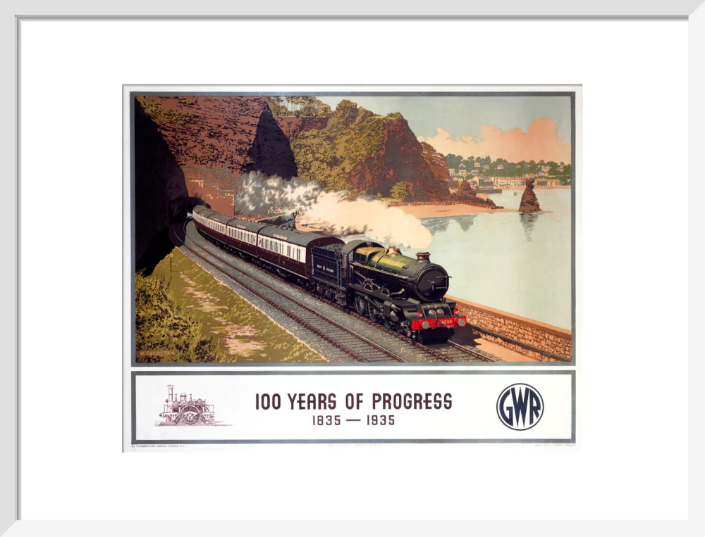 '100 Years of Progress, 1835-1935', GWR poster, 1935. - Image 14