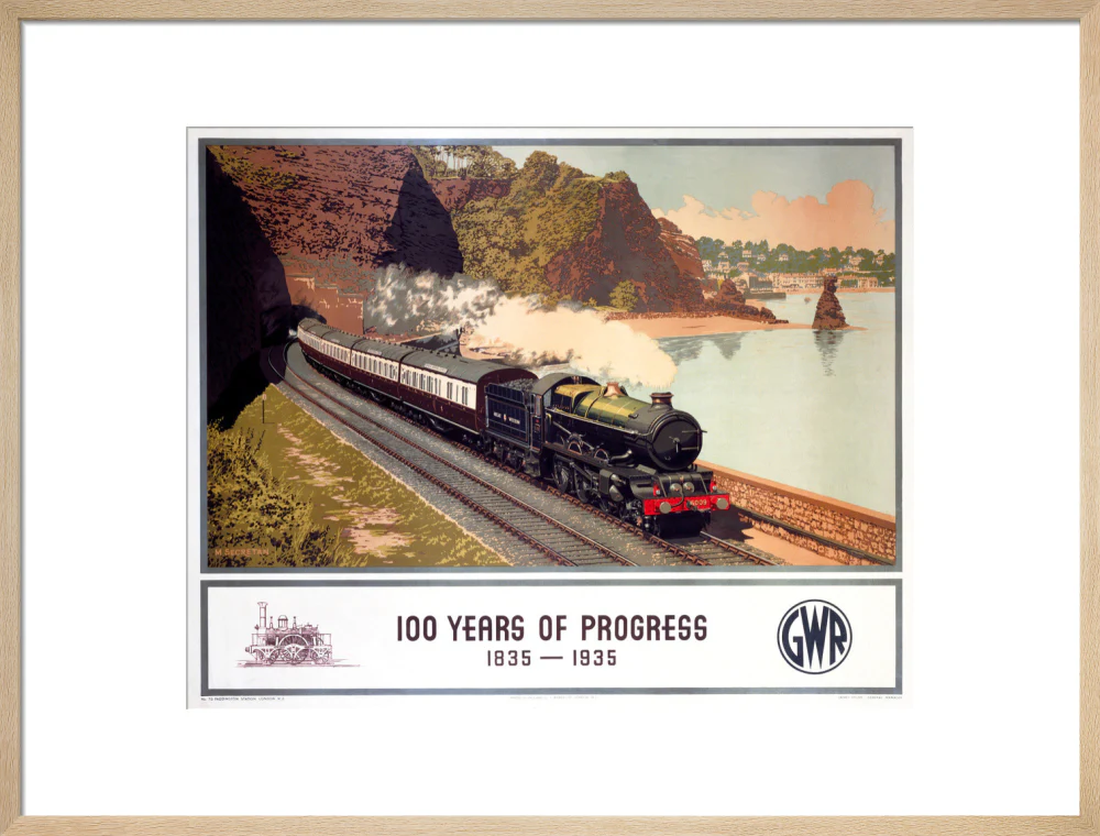'100 Years of Progress, 1835-1935', GWR poster, 1935. - Image 21