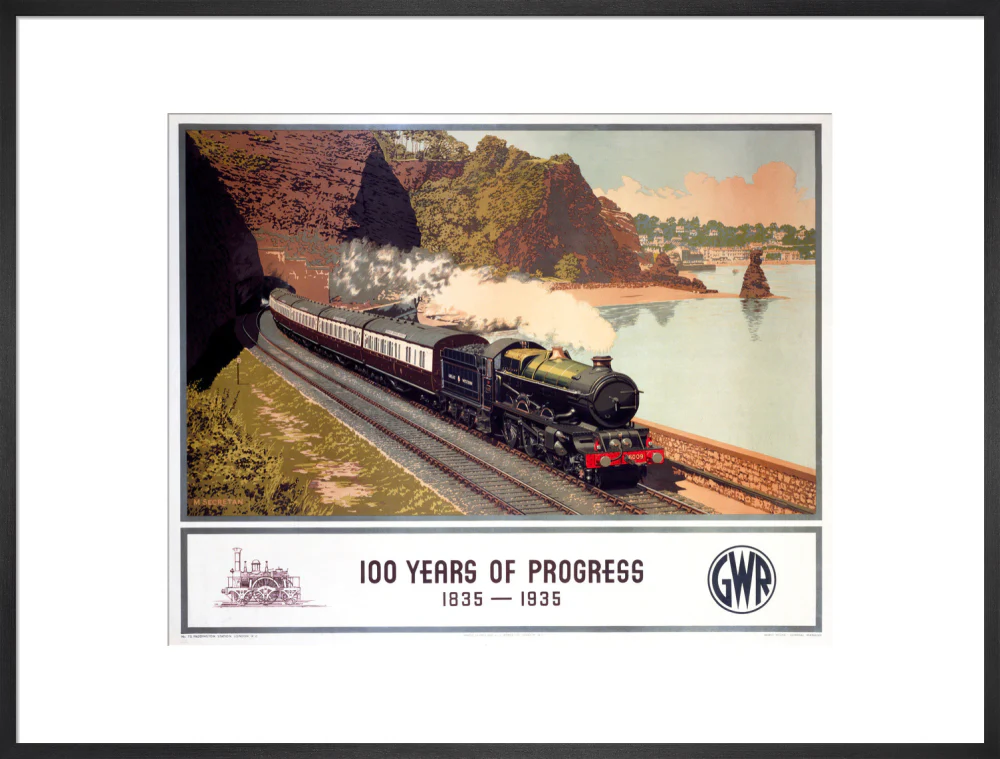 '100 Years of Progress, 1835-1935', GWR poster, 1935. - Image 23