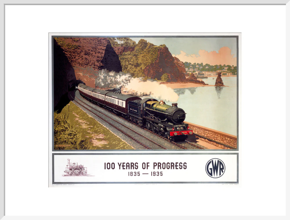 '100 Years of Progress, 1835-1935', GWR poster, 1935. - Image 24