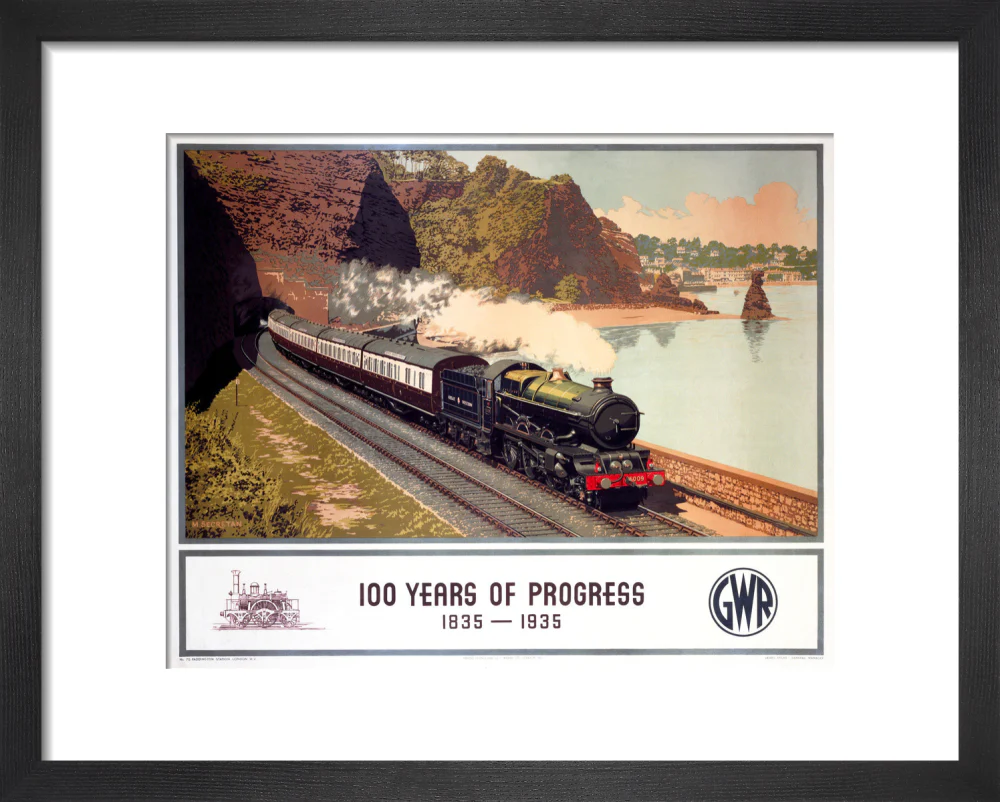 '100 Years of Progress, 1835-1935', GWR poster, 1935. - Image 3