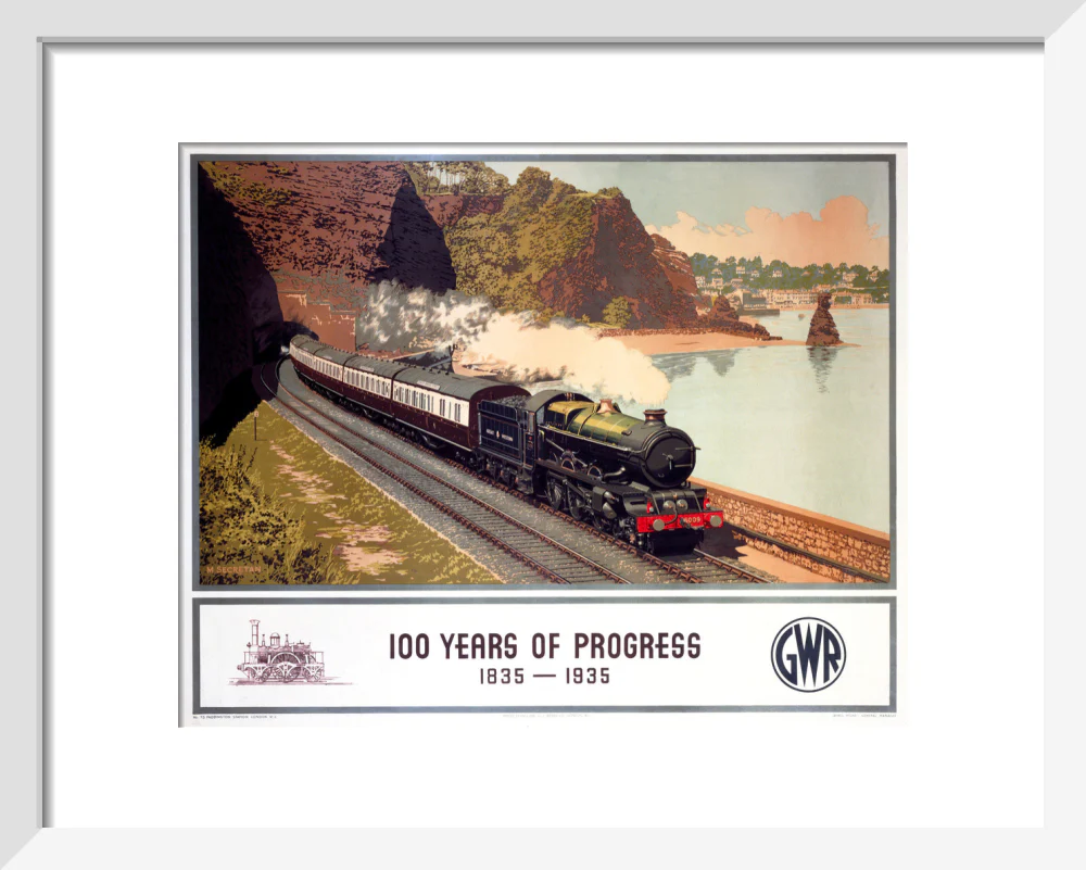 '100 Years of Progress, 1835-1935', GWR poster, 1935. - Image 37