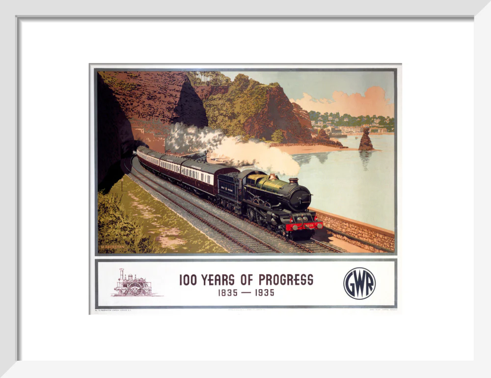'100 Years of Progress, 1835-1935', GWR poster, 1935. - Image 42