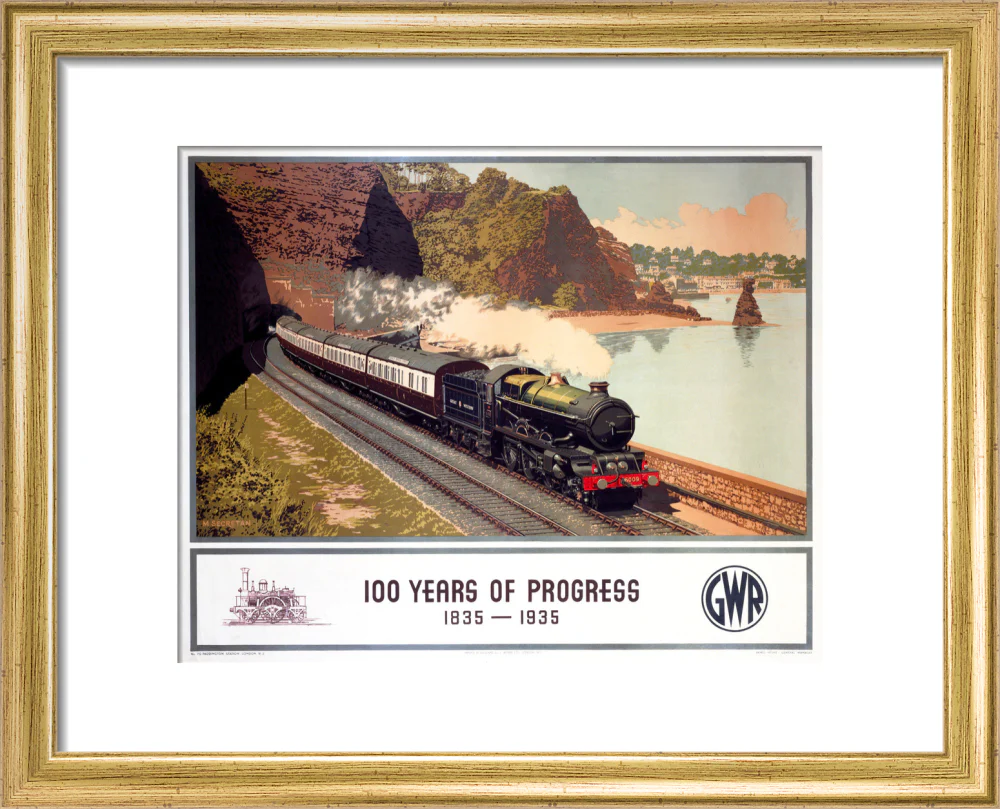 '100 Years of Progress, 1835-1935', GWR poster, 1935. - Image 5