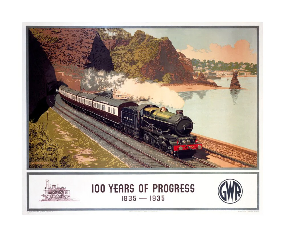'100 Years of Progress, 1835-1935', GWR poster, 1935. - Image 62