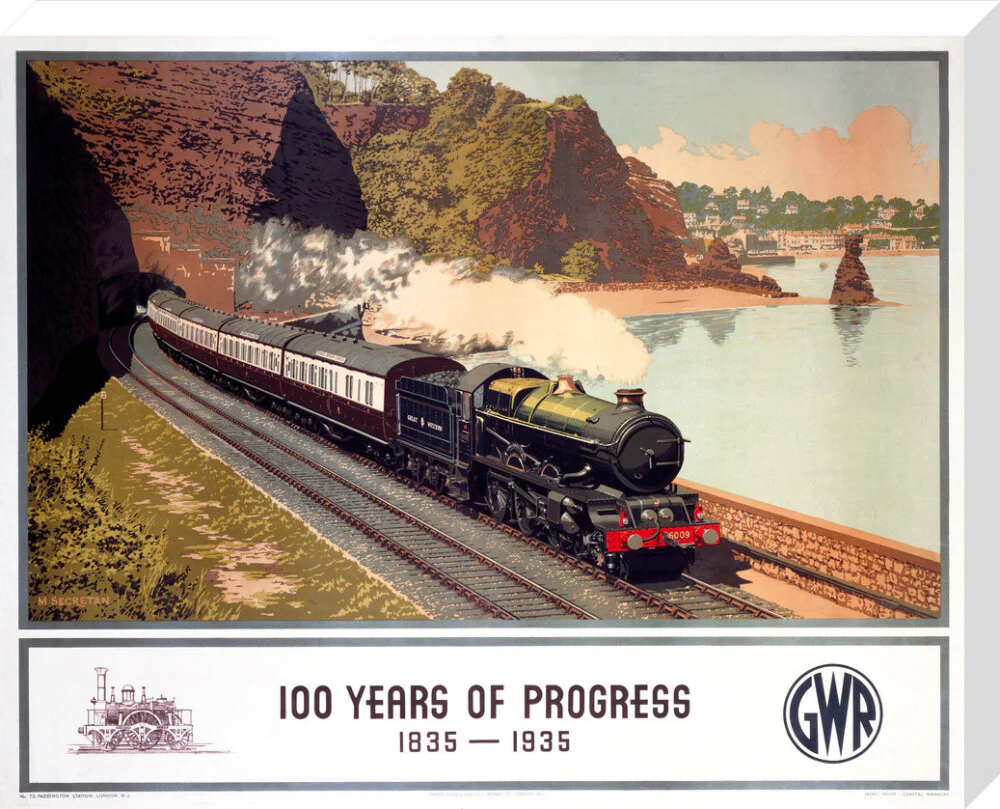 '100 Years of Progress, 1835-1935', GWR poster, 1935. - Image 66
