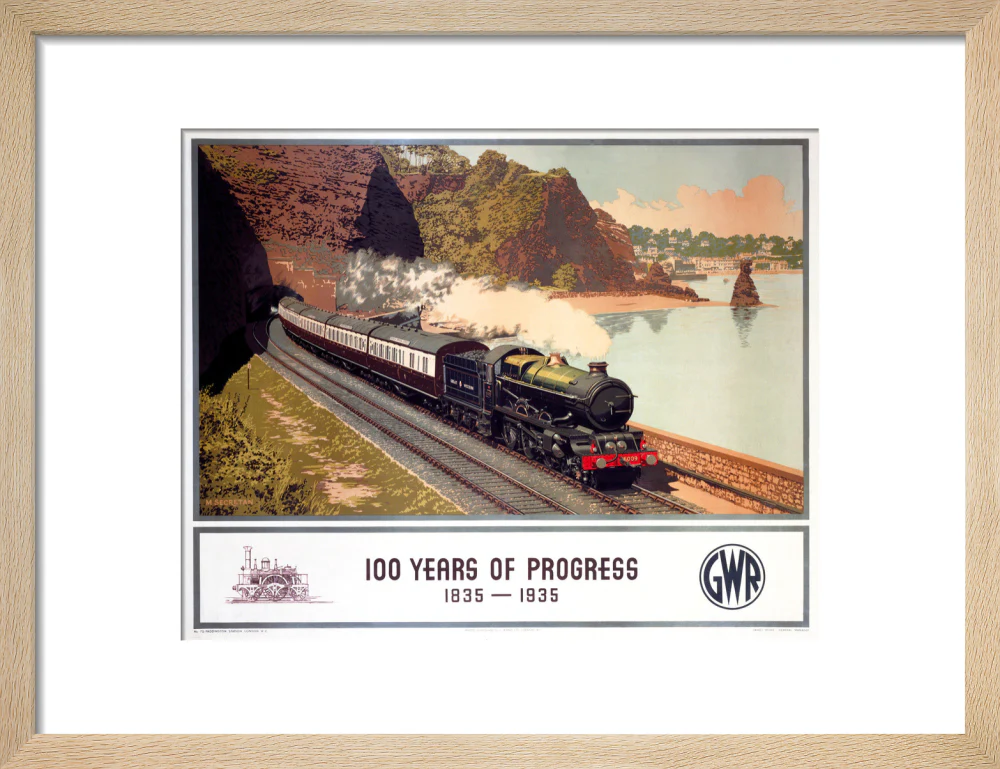 '100 Years of Progress, 1835-1935', GWR poster, 1935. - Image 77
