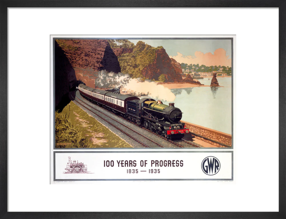 '100 Years of Progress, 1835-1935', GWR poster, 1935. - Image 79