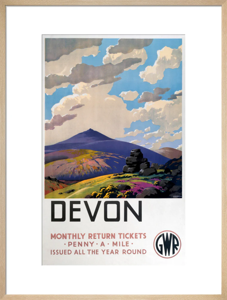 'Devon' GWR poster, 1937. - Image 21
