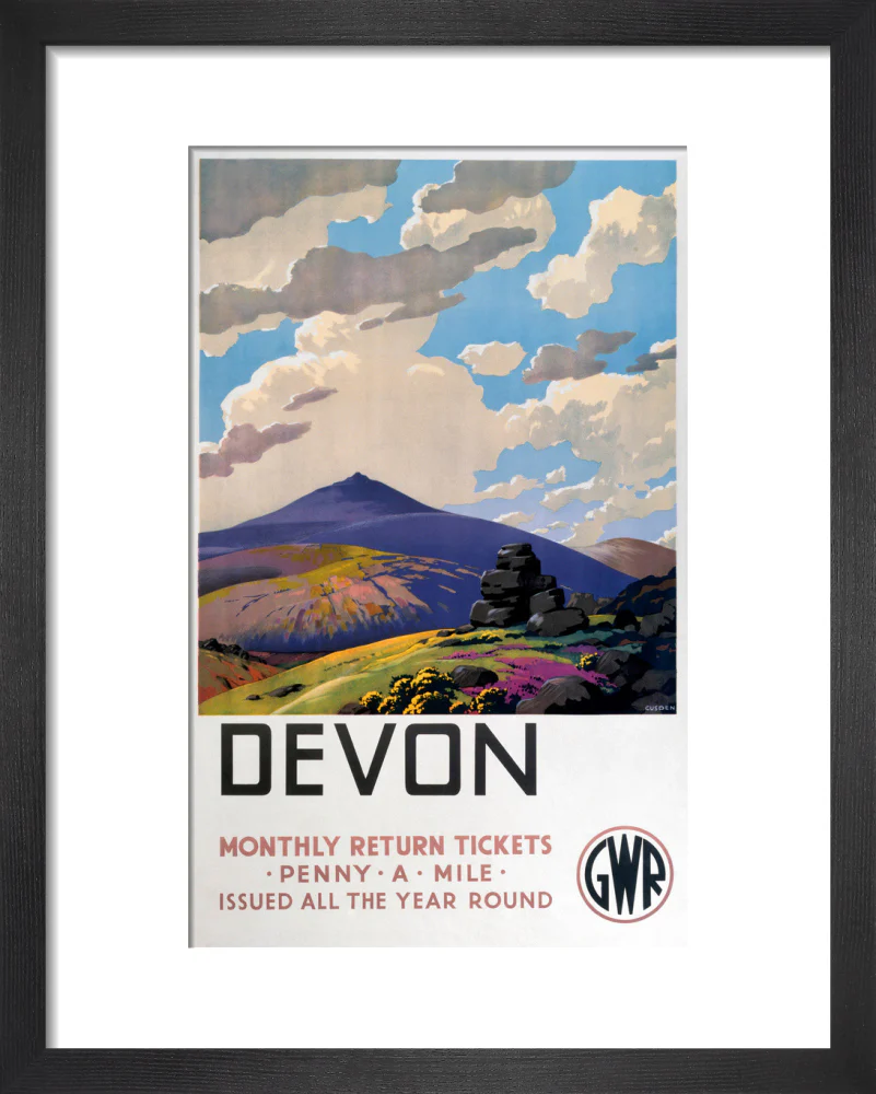 'Devon' GWR poster, 1937. - Image 3