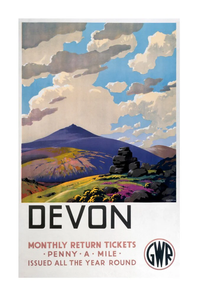'Devon' GWR poster, 1937. - Image 30