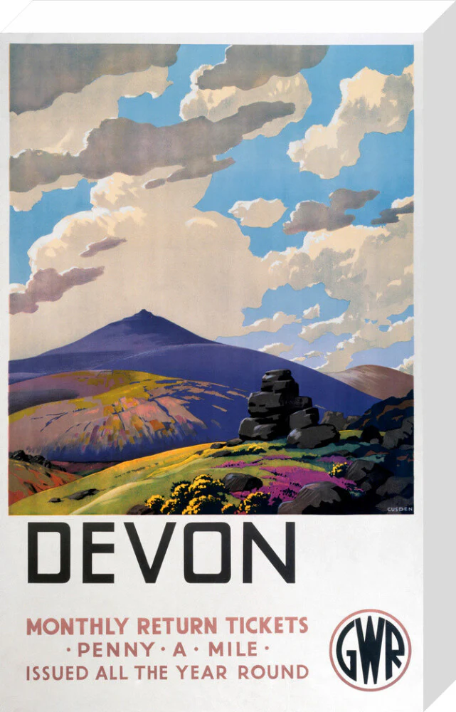 'Devon' GWR poster, 1937. - Image 32