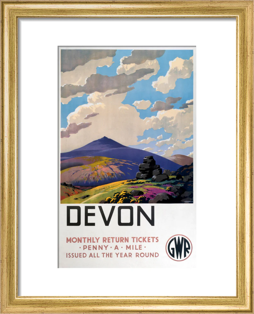 'Devon' GWR poster, 1937. - Image 5