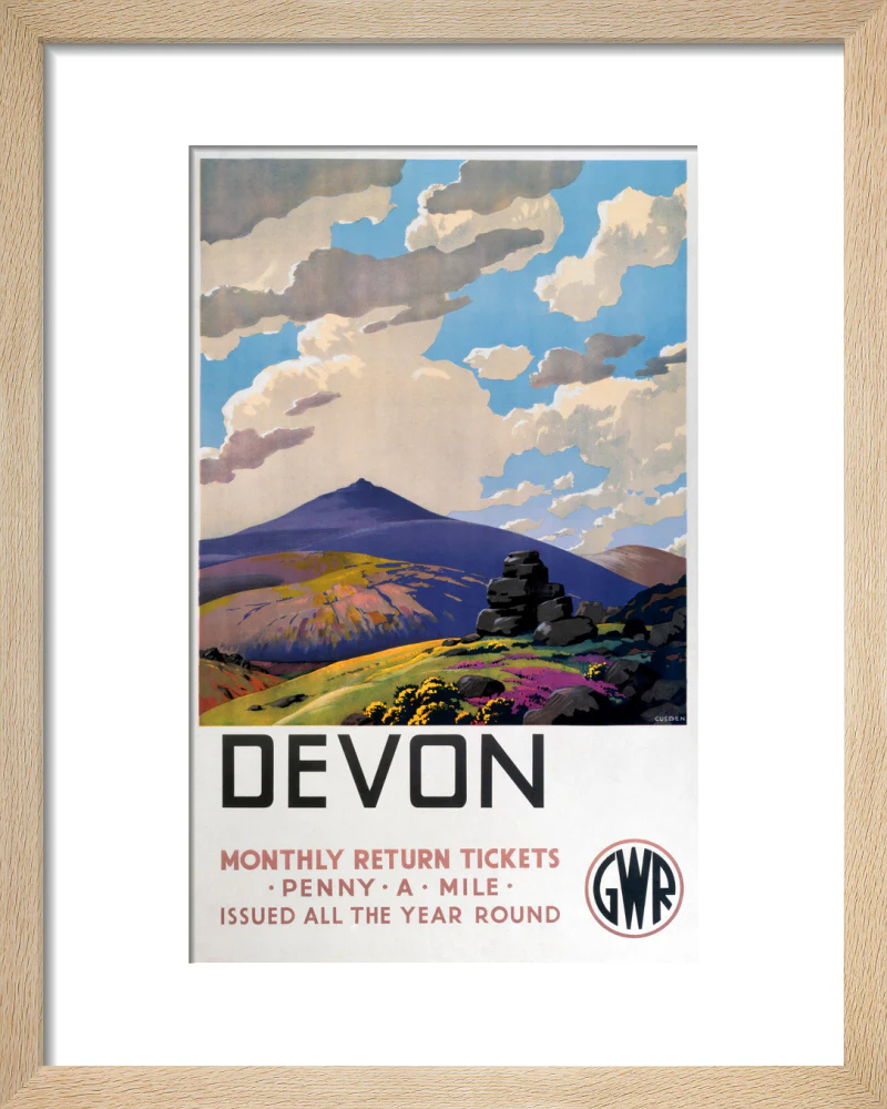 'Devon' GWR poster, 1937. - Image 6
