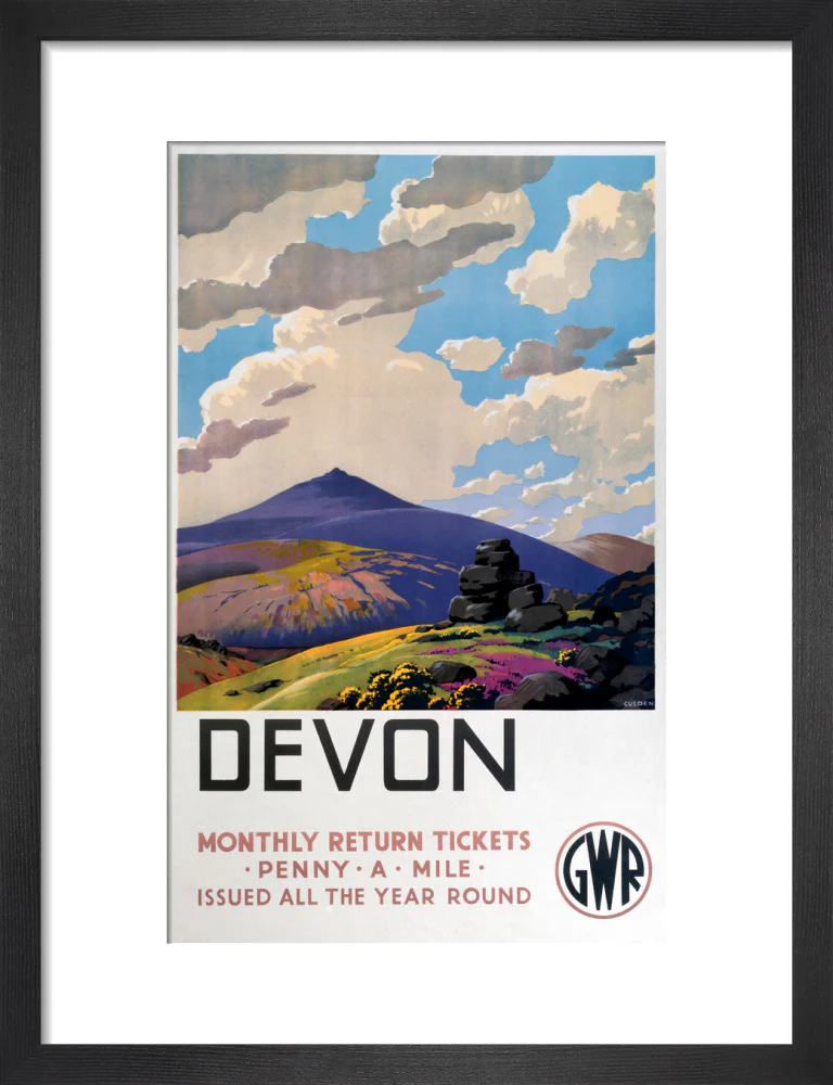 'Devon' GWR poster, 1937. - Image 8