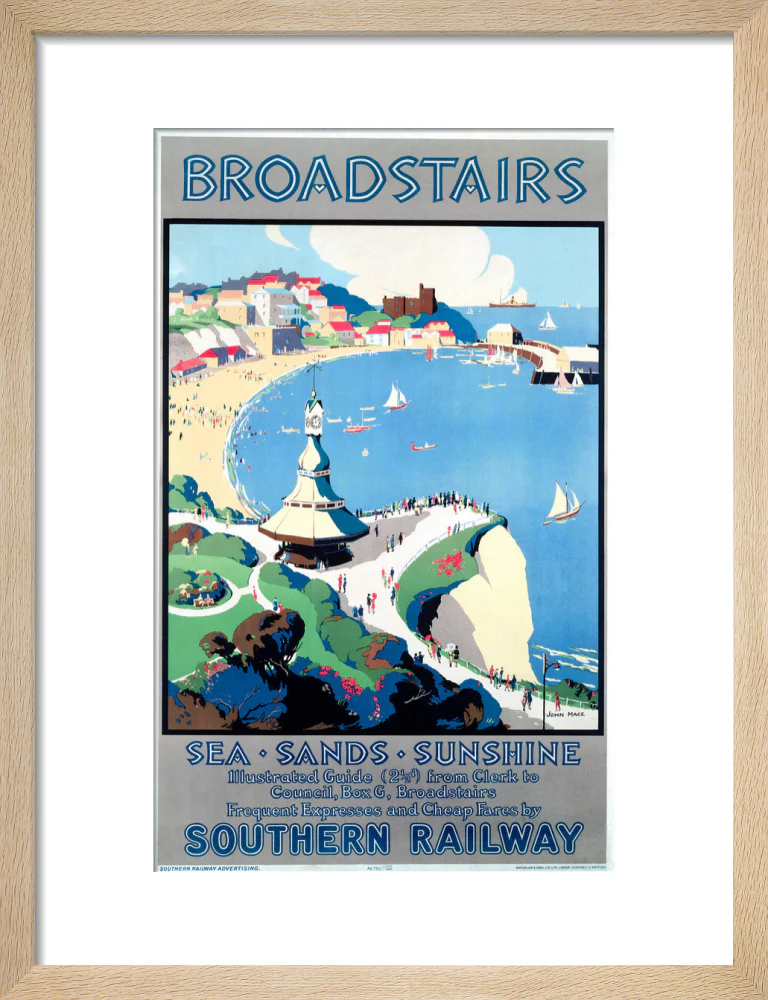 'Broadstairs; Sea, Sands, Sunshine', SR poster, 1929. - Image 11