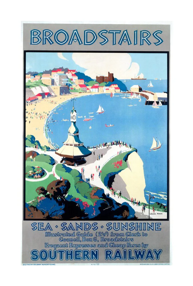 'Broadstairs; Sea, Sands, Sunshine', SR poster, 1929. - Image 29