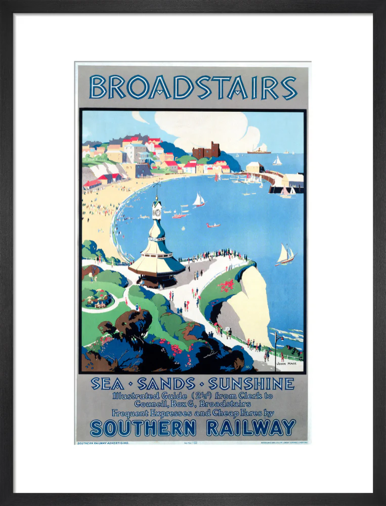 'Broadstairs; Sea, Sands, Sunshine', SR poster, 1929. - Image 46