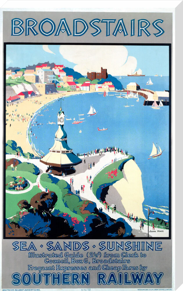 'Broadstairs; Sea, Sands, Sunshine', SR poster, 1929. - Image 67