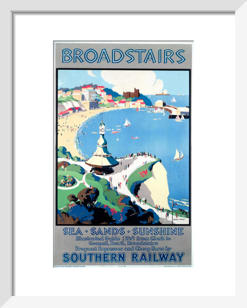 'Broadstairs; Sea, Sands, Sunshine', SR poster, 1929. - Image 70