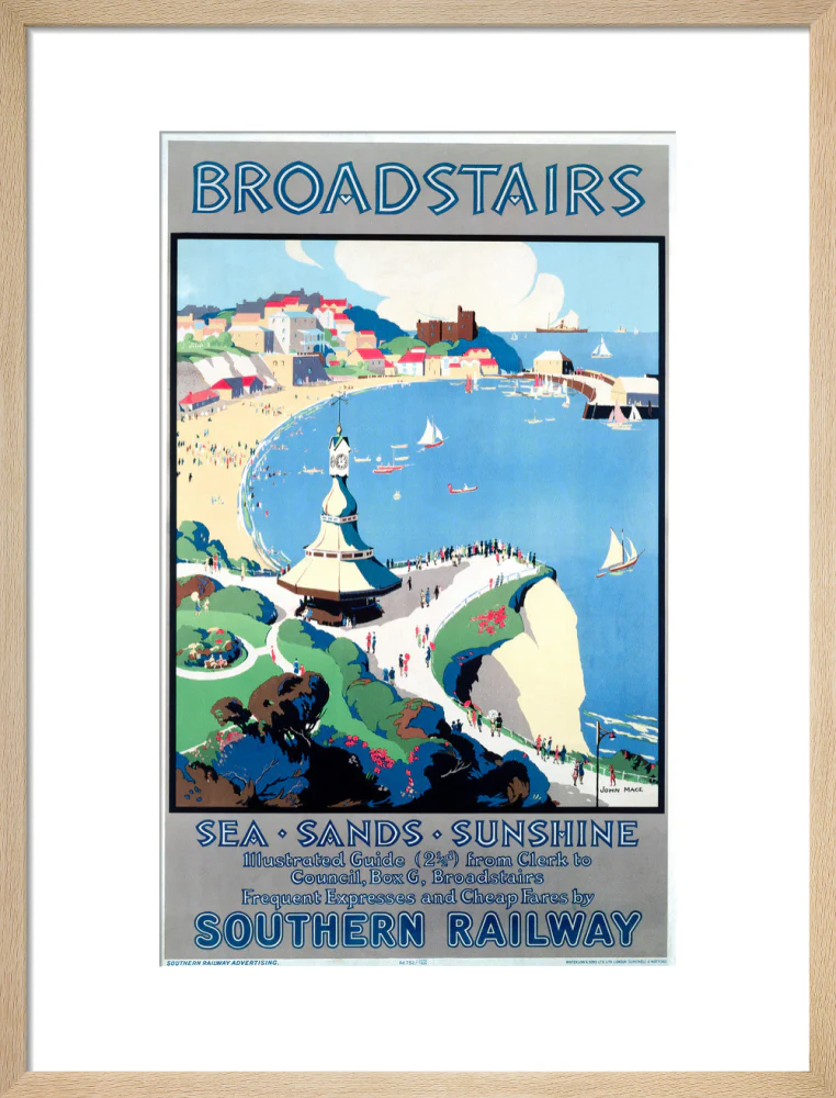 'Broadstairs; Sea, Sands, Sunshine', SR poster, 1929. - Image 82