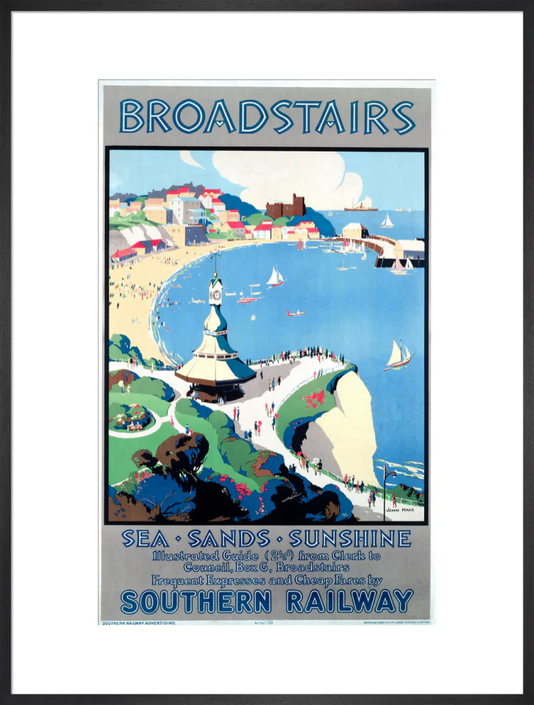 'Broadstairs; Sea, Sands, Sunshine', SR poster, 1929. - Image 89