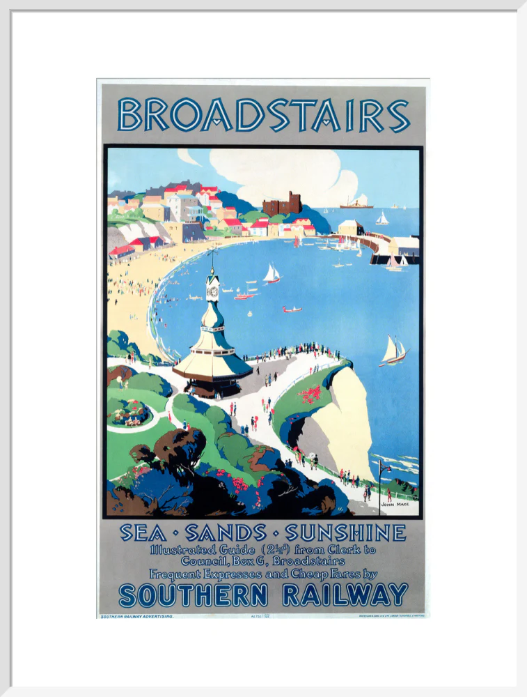 'Broadstairs; Sea, Sands, Sunshine', SR poster, 1929. - Image 90