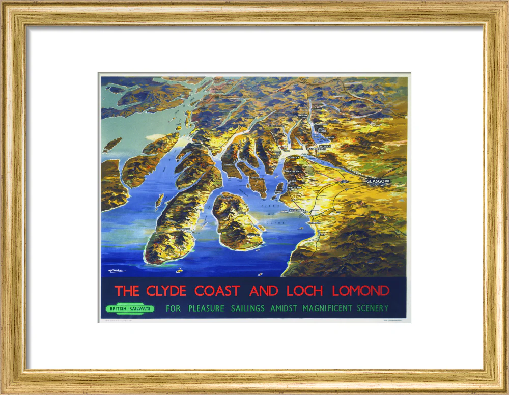 'The Clyde Coast and Loch Lomond', BR poster, 1955. - Image 10