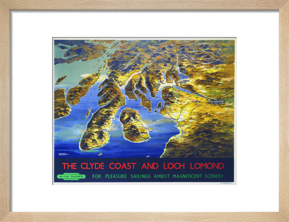 'The Clyde Coast and Loch Lomond', BR poster, 1955. - Image 11