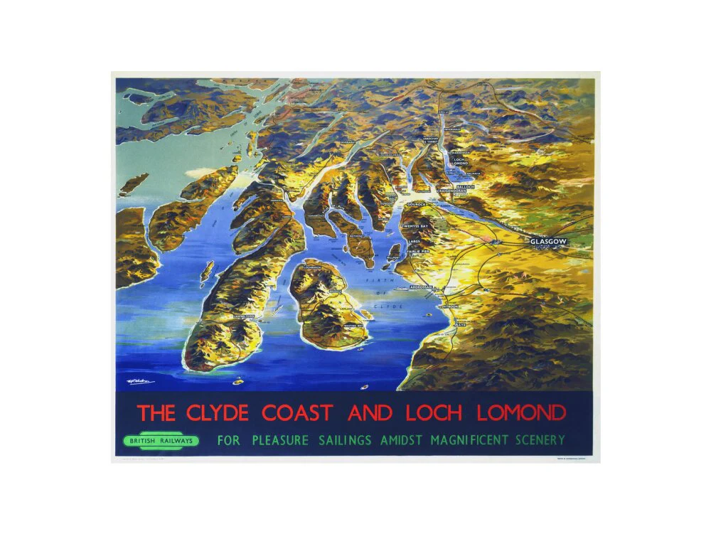 'The Clyde Coast and Loch Lomond', BR poster, 1955. - Image 17