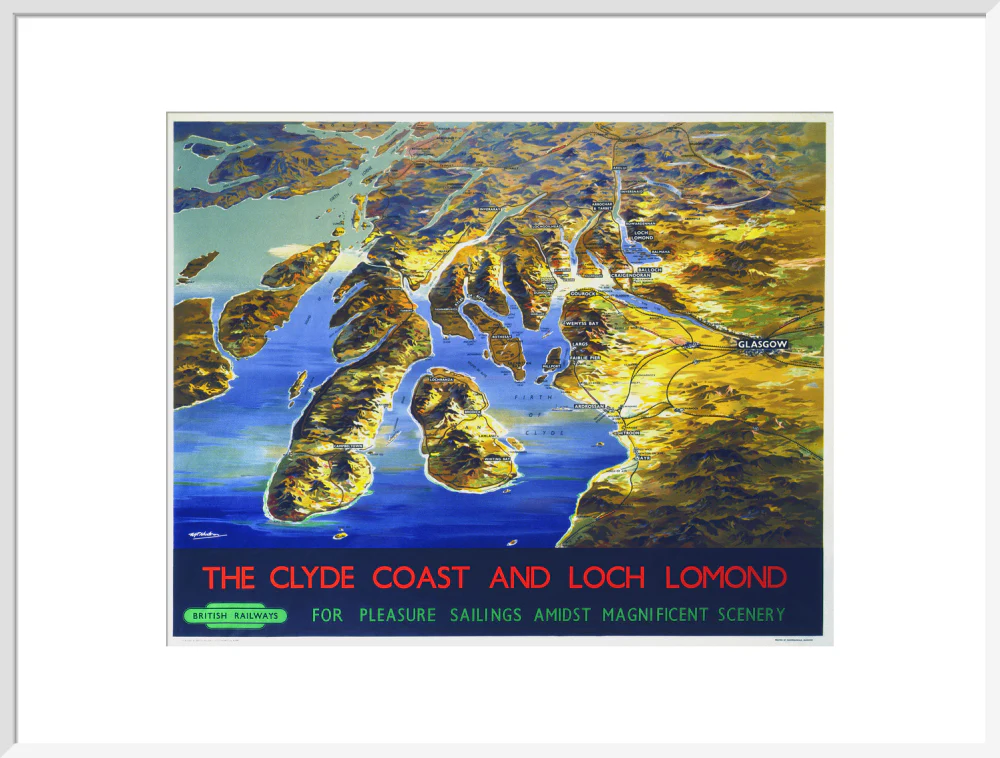 'The Clyde Coast and Loch Lomond', BR poster, 1955. - Image 24