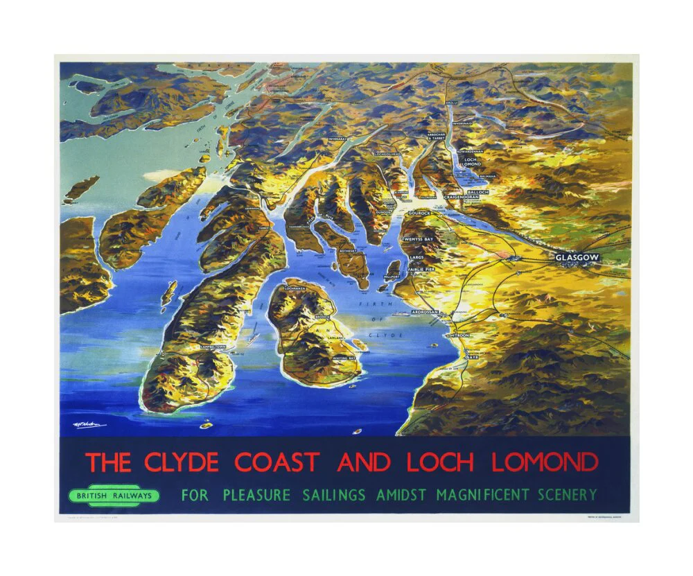 'The Clyde Coast and Loch Lomond', BR poster, 1955. - Image 29